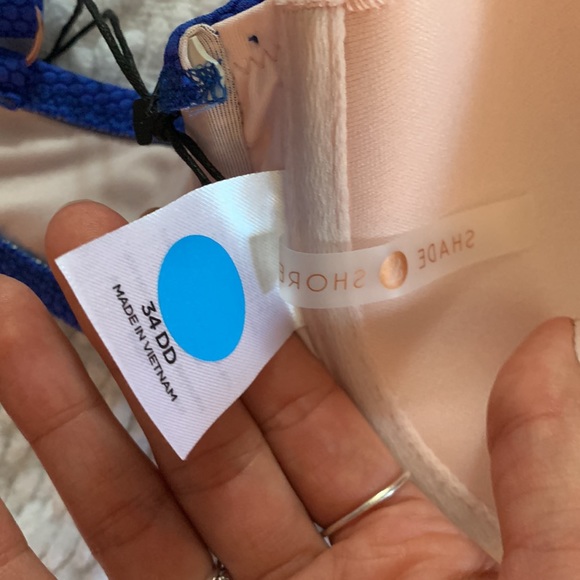 Shade and Shore Blue Bikini Top - Picture 3 of 4